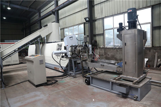 LDPE Plastic Granulating Line 38CrMoAl Pe Film Recycling Machine