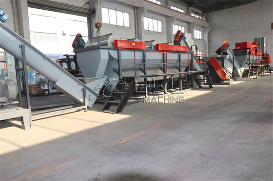 HDPE Film Bags Πλαστικός εξοπλισμός ανακύκλωσης Θρυμματισμός πλύσιμο Στέγνωμα